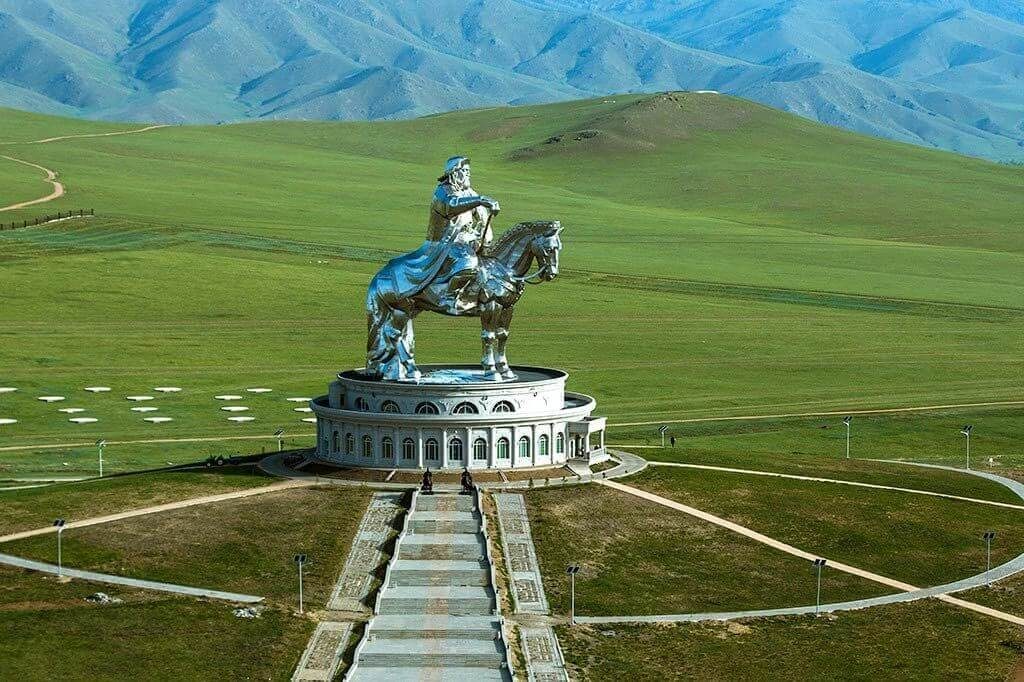 Monument to Genghis Khan in Mongolia